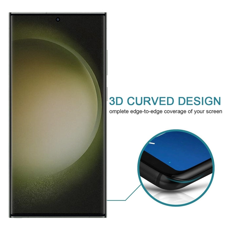 Ultrathin 3D Curved Edge Privacy Tempered Glass Film, Support Unlock, For Samsung Galaxy S23 Ultra 5G, For Samsung Galaxy S23+ 5G, For Samsung Galaxy S23 5G