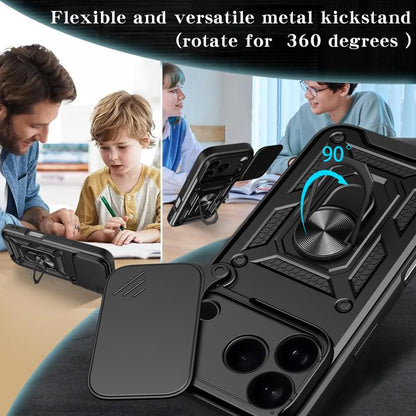 Sliding Camera Cover Design TPU+PC Phone Case, For iPhone 18 Pro, For iPhone 18 Pro Max, For iPhone 17e / 16e, For iPhone 17 Pro Max, For iPhone 17 Pro, For iPhone 17