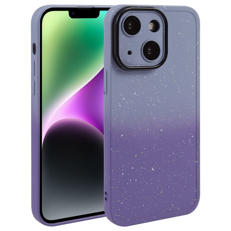 Gradient Starry Silicone Phone Case with Lens Film, For iPhone 14 Plus, For iPhone 15 Pro Max, For iPhone 15 Pro, For iPhone 14, For iPhone 14 Pro, For iPhone 15 Plus, For iPhone 15, For iPhone 14 Pro Max