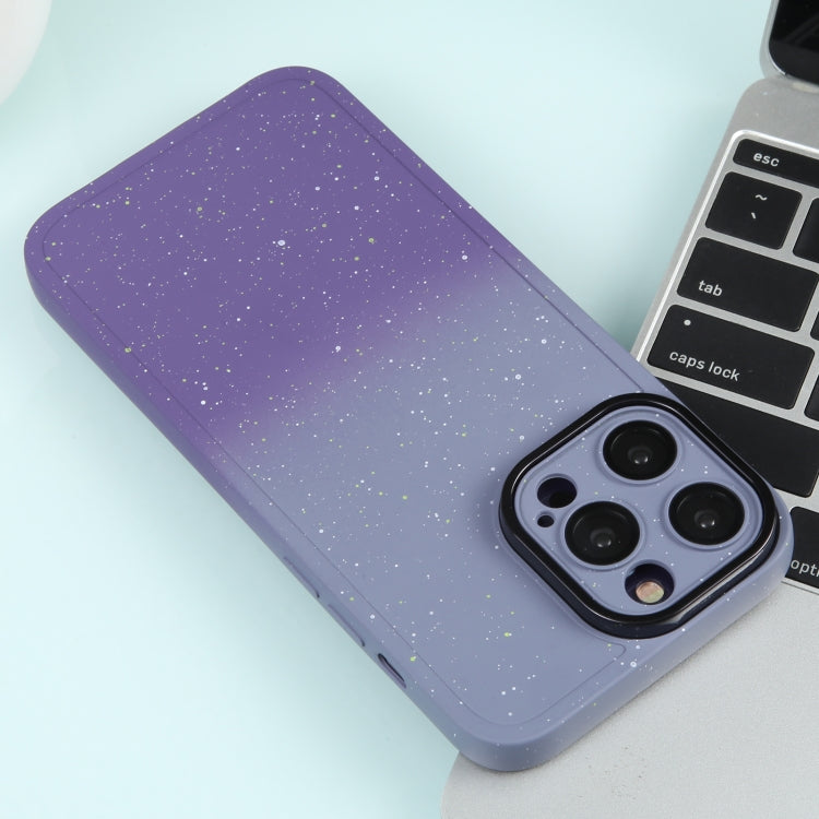 Gradient Starry Silicone Phone Case with Lens Film, For iPhone 14 Plus, For iPhone 15 Pro Max, For iPhone 15 Pro, For iPhone 14, For iPhone 14 Pro, For iPhone 15 Plus, For iPhone 15, For iPhone 14 Pro Max