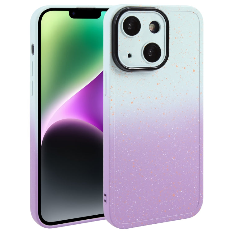 Gradient Starry Silicone Phone Case with Lens Film, For iPhone 14 Plus, For iPhone 15 Pro Max, For iPhone 15 Pro, For iPhone 14, For iPhone 14 Pro, For iPhone 15 Plus, For iPhone 15, For iPhone 14 Pro Max