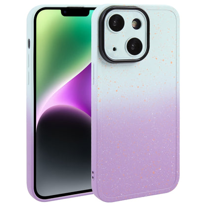 Gradient Starry Silicone Phone Case with Lens Film, For iPhone 14 Plus, For iPhone 15 Pro Max, For iPhone 15 Pro, For iPhone 14, For iPhone 15 Plus, For iPhone 14 Pro, For iPhone 15, For iPhone 14 Pro Max