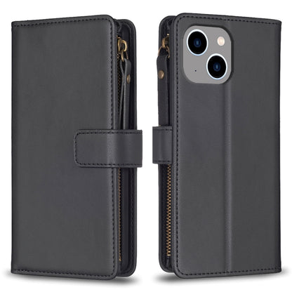 9 Card Slots Zipper Wallet Leather Flip Phone Case, For iPhone 14 Plus, For iPhone 14 / 13, For iPhone 14 Pro, For iPhone 14 Pro Max, For iPhone SE 2022/SE 2020 / 8 / 7, For iPhone 13 Pro Max, For iPhone 13 Pro, For iPhone 12 / 12 Pro