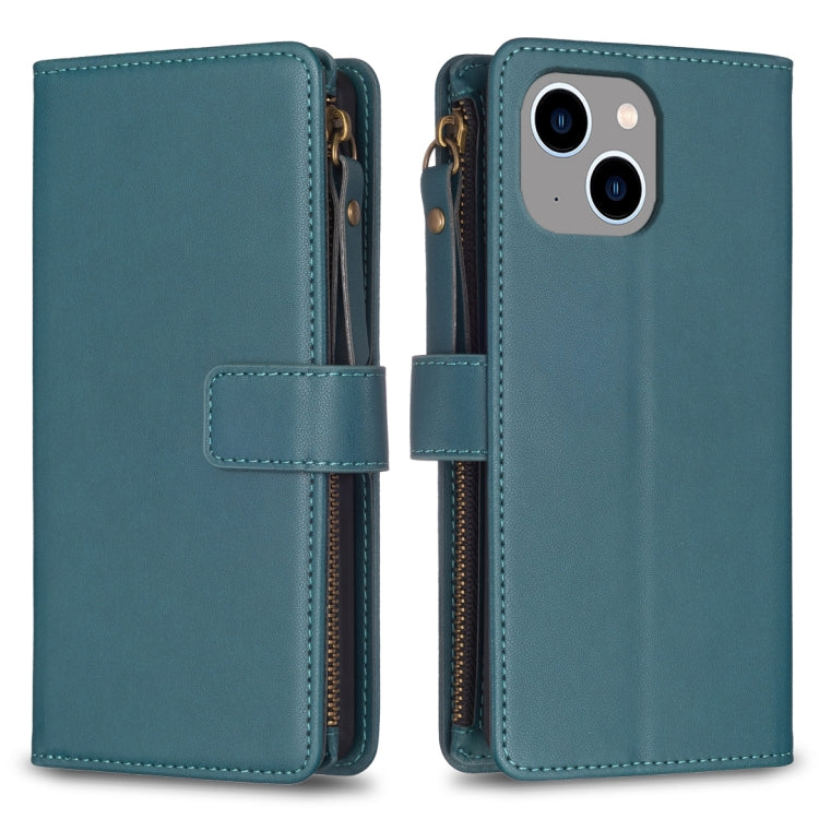 9 Card Slots Zipper Wallet Leather Flip Phone Case, For iPhone 14 Plus, For iPhone 14 / 13, For iPhone 14 Pro, For iPhone 14 Pro Max, For iPhone SE 2022/SE 2020 / 8 / 7, For iPhone 13 Pro Max, For iPhone 13 Pro, For iPhone 12 / 12 Pro