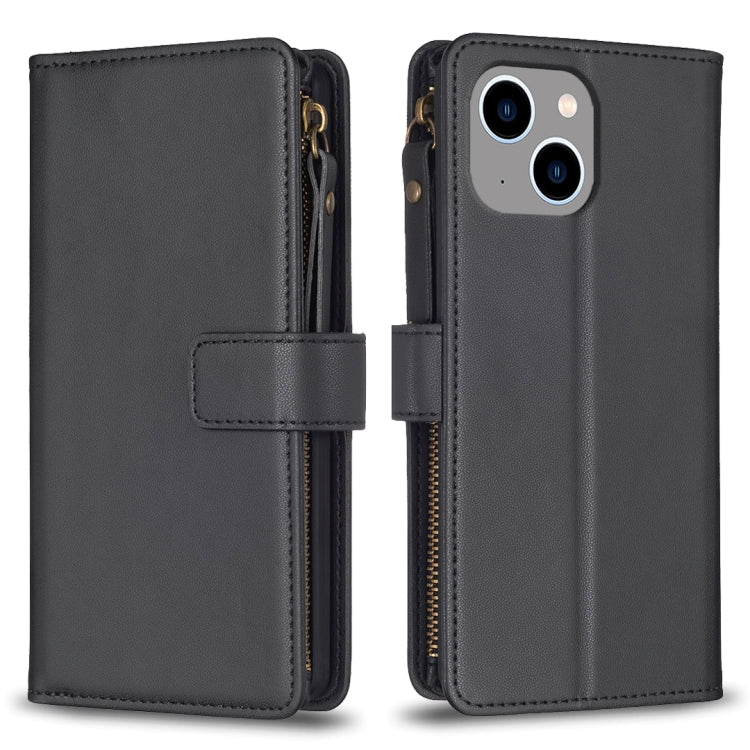 9 Card Slots Zipper Wallet Leather Flip Phone Case, For iPhone 14 Plus, For iPhone 14 / 13, For iPhone 14 Pro, For iPhone 14 Pro Max, For iPhone SE 2022/SE 2020 / 8 / 7, For iPhone 13 Pro Max, For iPhone 13 Pro, For iPhone 12 / 12 Pro