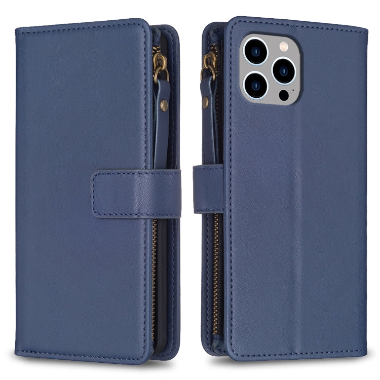 9 Card Slots Zipper Wallet Leather Flip Phone Case, For iPhone 14 Plus, For iPhone 14 / 13, For iPhone 14 Pro, For iPhone 14 Pro Max, For iPhone SE 2022/SE 2020 / 8 / 7, For iPhone 13 Pro Max, For iPhone 13 Pro, For iPhone 12 / 12 Pro