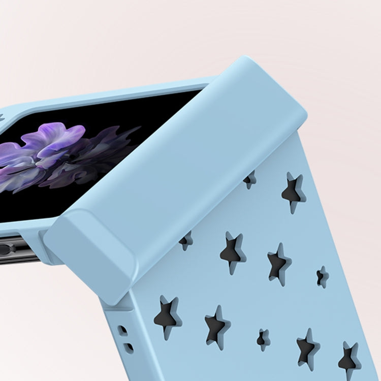 Star Pattern PC Skin Feel Shockproof Phone Case, For Samsung Galaxy Z Flip5