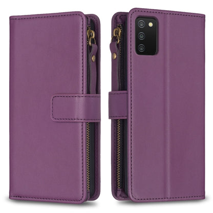 9 Card Slots Zipper Wallet Leather Flip Phone Case, For Samsung Galaxy A73 5G, For Samsung Galaxy A33, For Samsung Galaxy A13, For Samsung Galaxy S22 Ultra 5G, For Samsung Galaxy S22+ 5G, For Samsung Galaxy S22 5G, For Samsung Galaxy A03s              ...