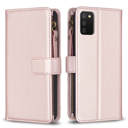 9 Card Slots Zipper Wallet Leather Flip Phone Case, For Samsung Galaxy A73 5G, For Samsung Galaxy A33, For Samsung Galaxy A13, For Samsung Galaxy S22 Ultra 5G, For Samsung Galaxy S22+ 5G, For Samsung Galaxy S22 5G, For Samsung Galaxy A03s              ...