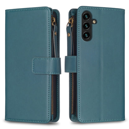 9 Card Slots Zipper Wallet Leather Flip Phone Case, For Samsung Galaxy A73 5G, For Samsung Galaxy A33, For Samsung Galaxy A13, For Samsung Galaxy S22 Ultra 5G, For Samsung Galaxy S22+ 5G, For Samsung Galaxy S22 5G, For Samsung Galaxy A03s              ...