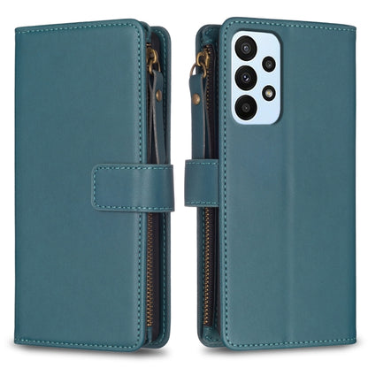 9 Card Slots Zipper Wallet Leather Flip Phone Case, For Samsung Galaxy A22 4G, For Samsung Galaxy A22 5G, For Samsung Galaxy S21 FE 5G, For Samsung Galaxy A23 4G, For Samsung Galaxy A32 4G, For Samsung Galaxy A72, For Samsung Galaxy A52                ...