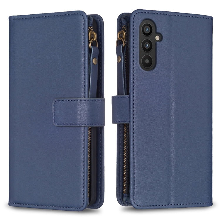 9 Card Slots Zipper Wallet Leather Flip Phone Case, For Samsung Galaxy A55, For Samsung Galaxy A24 4G, For Samsung Galaxy A15, For Samsung Galaxy S24 Ultra 5G, For Samsung Galaxy A35, For Samsung Galaxy A25 5G, For Samsung Galaxy M34 5G                ...
