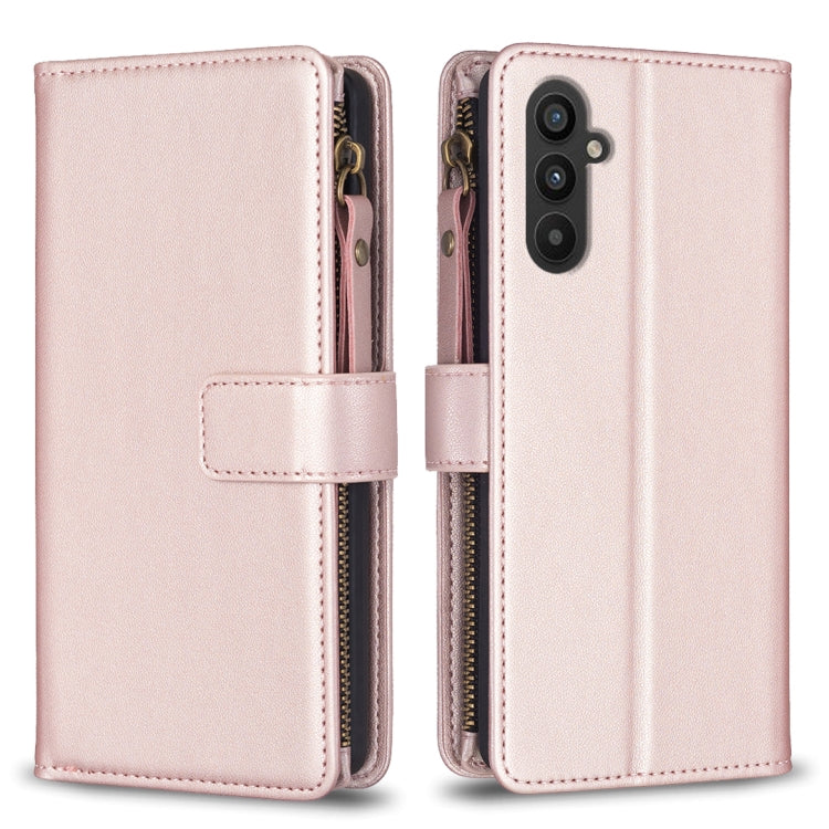9 Card Slots Zipper Wallet Leather Flip Phone Case, For Samsung Galaxy A55, For Samsung Galaxy A24 4G, For Samsung Galaxy A15, For Samsung Galaxy S24 Ultra 5G, For Samsung Galaxy A35, For Samsung Galaxy A25 5G, For Samsung Galaxy M34 5G                ...