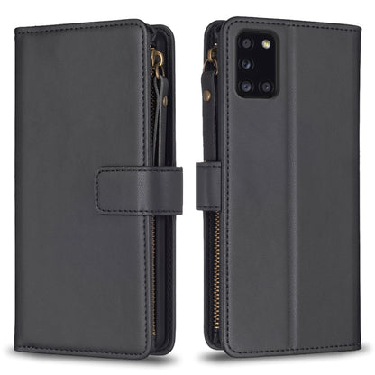 9 Card Slots Zipper Wallet Leather Flip Phone Case, For Samsung Galaxy A32 5G, For Samsung Galaxy S21 5G, For Samsung Galaxy S21+ 5G, For Samsung Galaxy S21 Ultra 5G, For Samsung Galaxy A12, For Samsung Galaxy A42 5G, For Samsung Galaxy A31            ...