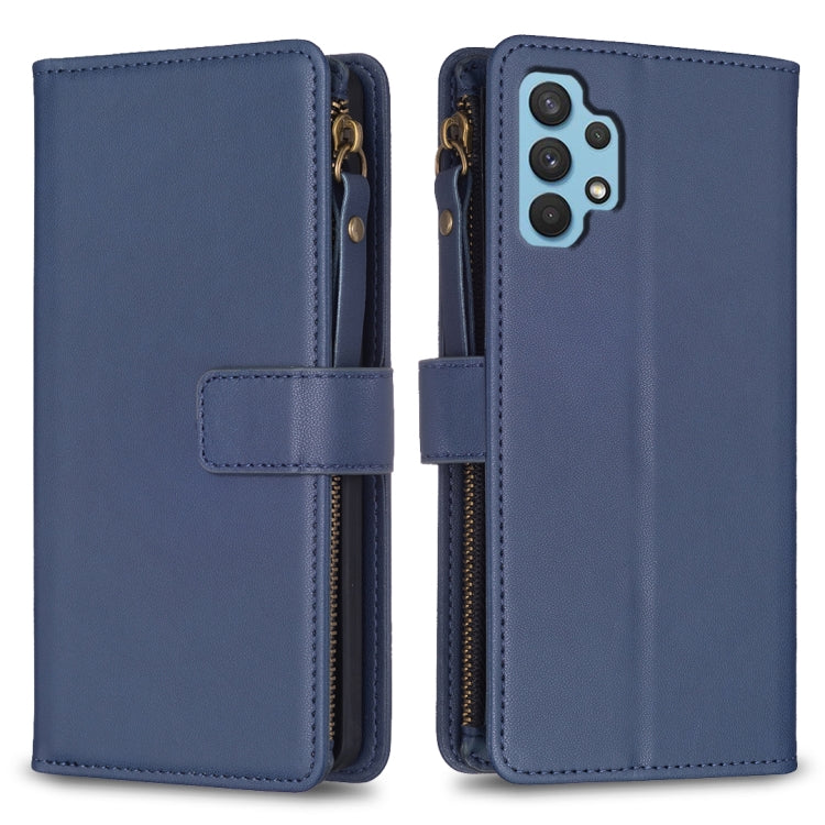 9 Card Slots Zipper Wallet Leather Flip Phone Case, For Samsung Galaxy A22 4G, For Samsung Galaxy A22 5G, For Samsung Galaxy S21 FE 5G, For Samsung Galaxy A23 4G, For Samsung Galaxy A32 4G, For Samsung Galaxy A72, For Samsung Galaxy A52                ...