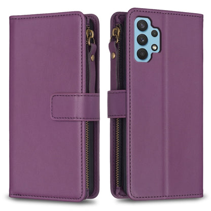 9 Card Slots Zipper Wallet Leather Flip Phone Case, For Samsung Galaxy A22 4G, For Samsung Galaxy A22 5G, For Samsung Galaxy S21 FE 5G, For Samsung Galaxy A23 4G, For Samsung Galaxy A32 4G, For Samsung Galaxy A72, For Samsung Galaxy A52                ...