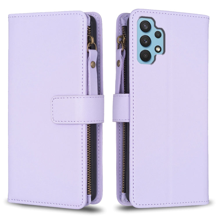 9 Card Slots Zipper Wallet Leather Flip Phone Case, For Samsung Galaxy A22 4G, For Samsung Galaxy A22 5G, For Samsung Galaxy S21 FE 5G, For Samsung Galaxy A23 4G, For Samsung Galaxy A32 4G, For Samsung Galaxy A72, For Samsung Galaxy A52                ...
