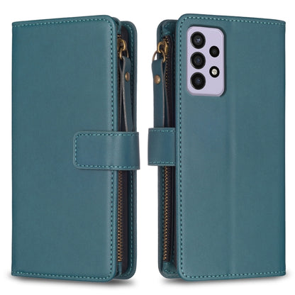9 Card Slots Zipper Wallet Leather Flip Phone Case, For Samsung Galaxy A73 5G, For Samsung Galaxy A33, For Samsung Galaxy A13, For Samsung Galaxy S22 Ultra 5G, For Samsung Galaxy S22+ 5G, For Samsung Galaxy S22 5G, For Samsung Galaxy A03s              ...
