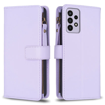 9 Card Slots Zipper Wallet Leather Flip Phone Case, For Samsung Galaxy A73 5G, For Samsung Galaxy A33, For Samsung Galaxy A13, For Samsung Galaxy S22 Ultra 5G, For Samsung Galaxy S22+ 5G, For Samsung Galaxy S22 5G, For Samsung Galaxy A03s              ...