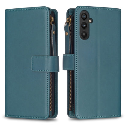 9 Card Slots Zipper Wallet Leather Flip Phone Case, For Samsung Galaxy A14, For Samsung Galaxy S24+ 5G, For Samsung Galaxy A34 5G, For Samsung Galaxy S24 5G, For Samsung Galaxy A54 5G, For Samsung Galaxy S23 Ultra 5G, For Samsung Galaxy S23 5G         ...
