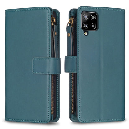 9 Card Slots Zipper Wallet Leather Flip Phone Case, For Samsung Galaxy A32 5G, For Samsung Galaxy S21 5G, For Samsung Galaxy S21+ 5G, For Samsung Galaxy S21 Ultra 5G, For Samsung Galaxy A12, For Samsung Galaxy A42 5G, For Samsung Galaxy A31            ...