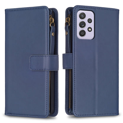9 Card Slots Zipper Wallet Leather Flip Phone Case, For Samsung Galaxy A22 4G, For Samsung Galaxy A22 5G, For Samsung Galaxy S21 FE 5G, For Samsung Galaxy A23 4G, For Samsung Galaxy A32 4G, For Samsung Galaxy A72, For Samsung Galaxy A52                ...
