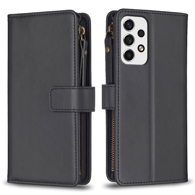 9 Card Slots Zipper Wallet Leather Flip Phone Case, For Samsung Galaxy A22 4G, For Samsung Galaxy A22 5G, For Samsung Galaxy S21 FE 5G, For Samsung Galaxy A23 4G, For Samsung Galaxy A32 4G, For Samsung Galaxy A72, For Samsung Galaxy A52                ...