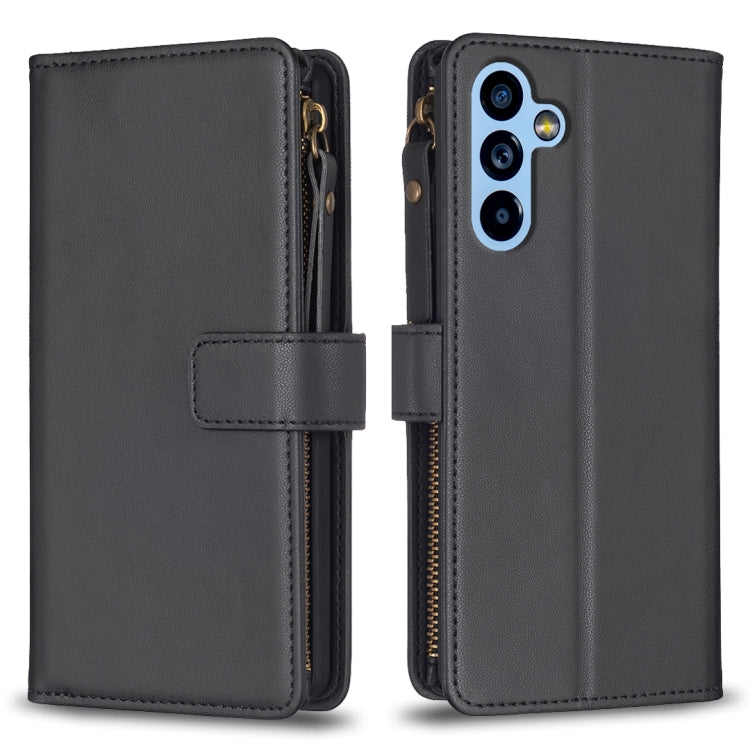 9 Card Slots Zipper Wallet Leather Flip Phone Case, For Samsung Galaxy S23 FE 5G, For Samsung Galaxy A14, For Samsung Galaxy S24 5G, For Samsung Galaxy A34 5G, For Samsung Galaxy A54 5G, For Samsung Galaxy S23 Ultra 5G, For Samsung Galaxy S23 5G       ...