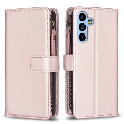 9 Card Slots Zipper Wallet Leather Flip Phone Case, For Samsung Galaxy A14, For Samsung Galaxy S24+ 5G, For Samsung Galaxy A34 5G, For Samsung Galaxy S24 5G, For Samsung Galaxy A54 5G, For Samsung Galaxy S23 Ultra 5G, For Samsung Galaxy S23 5G         ...