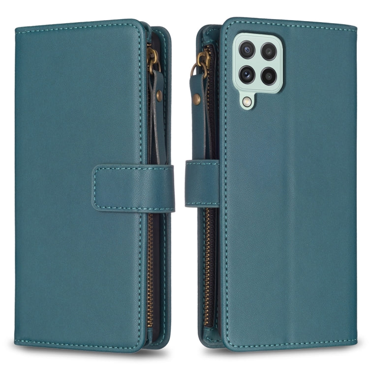 9 Card Slots Zipper Wallet Leather Flip Phone Case, For Samsung Galaxy A22 4G, For Samsung Galaxy A22 5G, For Samsung Galaxy S21 FE 5G, For Samsung Galaxy A23 4G, For Samsung Galaxy A32 4G, For Samsung Galaxy A72, For Samsung Galaxy A52                ...