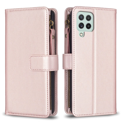 9 Card Slots Zipper Wallet Leather Flip Phone Case, For Samsung Galaxy A22 4G, For Samsung Galaxy A22 5G, For Samsung Galaxy S21 FE 5G, For Samsung Galaxy A23 4G, For Samsung Galaxy A32 4G, For Samsung Galaxy A72, For Samsung Galaxy A52                ...