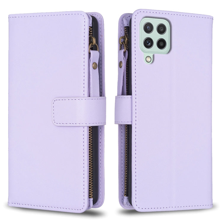 9 Card Slots Zipper Wallet Leather Flip Phone Case, For Samsung Galaxy A22 4G, For Samsung Galaxy A22 5G, For Samsung Galaxy S21 FE 5G, For Samsung Galaxy A23 4G, For Samsung Galaxy A32 4G, For Samsung Galaxy A72, For Samsung Galaxy A52                ...