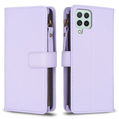 9 Card Slots Zipper Wallet Leather Flip Phone Case, For Samsung Galaxy A22 4G, For Samsung Galaxy A22 5G, For Samsung Galaxy S21 FE 5G, For Samsung Galaxy A23 4G, For Samsung Galaxy A32 4G, For Samsung Galaxy A72, For Samsung Galaxy A52                ...