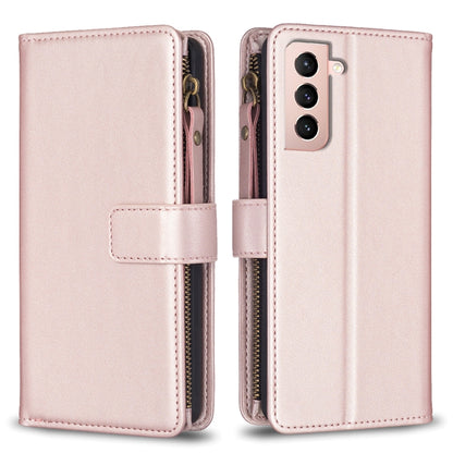 9 Card Slots Zipper Wallet Leather Flip Phone Case, For Samsung Galaxy A32 5G, For Samsung Galaxy S21 5G, For Samsung Galaxy S21+ 5G, For Samsung Galaxy S21 Ultra 5G, For Samsung Galaxy A12, For Samsung Galaxy A42 5G, For Samsung Galaxy A31            ...