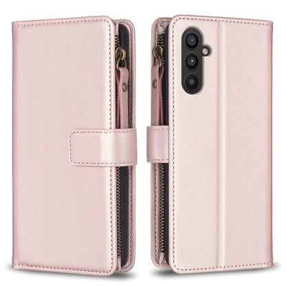 9 Card Slots Zipper Wallet Leather Flip Phone Case, For Samsung Galaxy A55, For Samsung Galaxy A24 4G, For Samsung Galaxy A15, For Samsung Galaxy S24 Ultra 5G, For Samsung Galaxy A35, For Samsung Galaxy A25 5G, For Samsung Galaxy M34 5G                ...