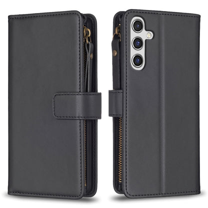 9 Card Slots Zipper Wallet Leather Flip Phone Case, For Samsung Galaxy A55, For Samsung Galaxy A24 4G, For Samsung Galaxy A15, For Samsung Galaxy S24 Ultra 5G, For Samsung Galaxy A35, For Samsung Galaxy A25 5G, For Samsung Galaxy M34 5G                ...