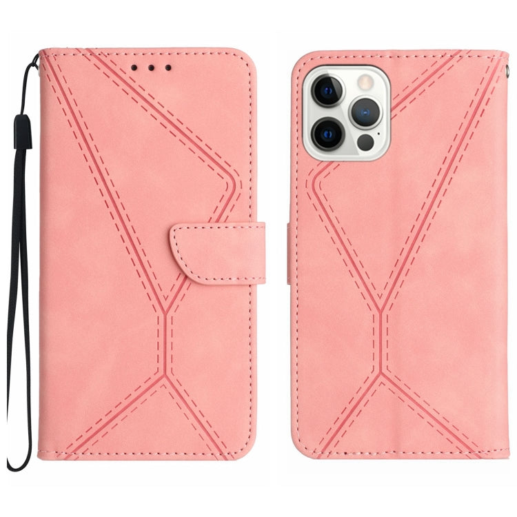 Stitching Embossed Leather Phone Case, For iPhone 17e / 16e, For iPhone 17 Pro Max, For iPhone 17 Pro, For iPhone 17, For iPhone Air, For iPhone 16 Pro Max, For iPhone 16 Pro, For iPhone 16 Plus