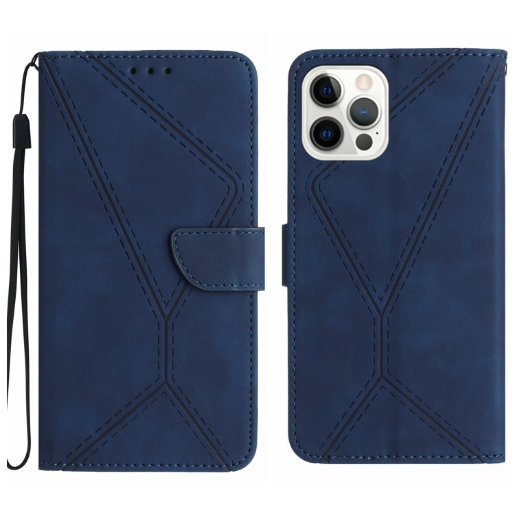 Stitching Embossed Leather Phone Case, For iPhone 17e / 16e, For iPhone 17 Pro Max, For iPhone 17 Pro, For iPhone 17, For iPhone Air, For iPhone 16 Pro Max, For iPhone 16 Pro, For iPhone 16 Plus