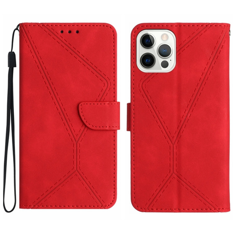 Stitching Embossed Leather Phone Case, For iPhone 17e / 16e, For iPhone 17 Pro Max, For iPhone 17 Pro, For iPhone 17, For iPhone Air, For iPhone 16 Pro Max, For iPhone 16 Pro, For iPhone 16 Plus