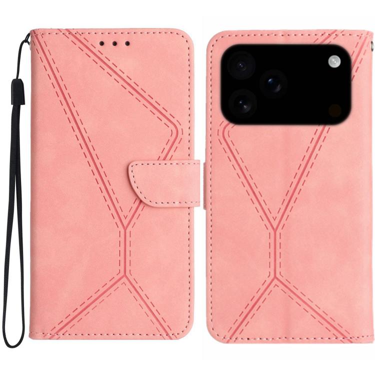 Stitching Embossed Leather Phone Case, For iPhone 17e / 16e, For iPhone 17 Pro Max, For iPhone 17 Pro, For iPhone 17, For iPhone Air, For iPhone 16 Pro Max, For iPhone 16 Pro, For iPhone 16 Plus