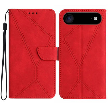 Stitching Embossed Leather Phone Case, For iPhone 17e / 16e, For iPhone 17 Pro Max, For iPhone 17 Pro, For iPhone 17, For iPhone Air, For iPhone 16 Pro Max, For iPhone 16 Pro, For iPhone 16 Plus