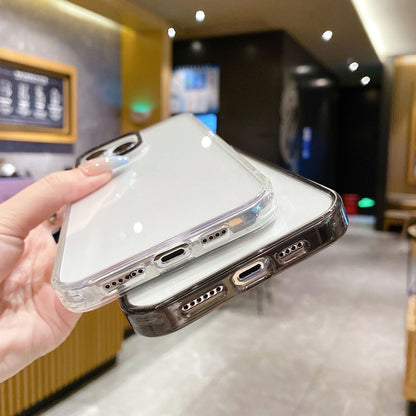 Crystal TPU + PC Electroplated Lens Frame Phone Case, For iPhone 12 Pro, For iPhone 11 Pro Max, For iPhone 11, For iPhone 11 Pro