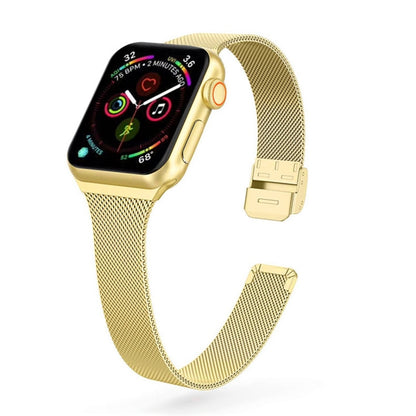 Milanese Stainless Steel Watchband, For Apple Watch Series 8&7 41mm / SE 2&6&SE&5&4 40mm / 3&2&1 38mm, For Apple Watch Ultra 49mm / Series 8&7 45mm / SE 2&6&SE&5&4 44mm / 3&2&1 42mm, For Apple Watch Series 7 45mm / 6 & SE & 5 & 4 44mm / 3 & 2 & 1 42mm ...