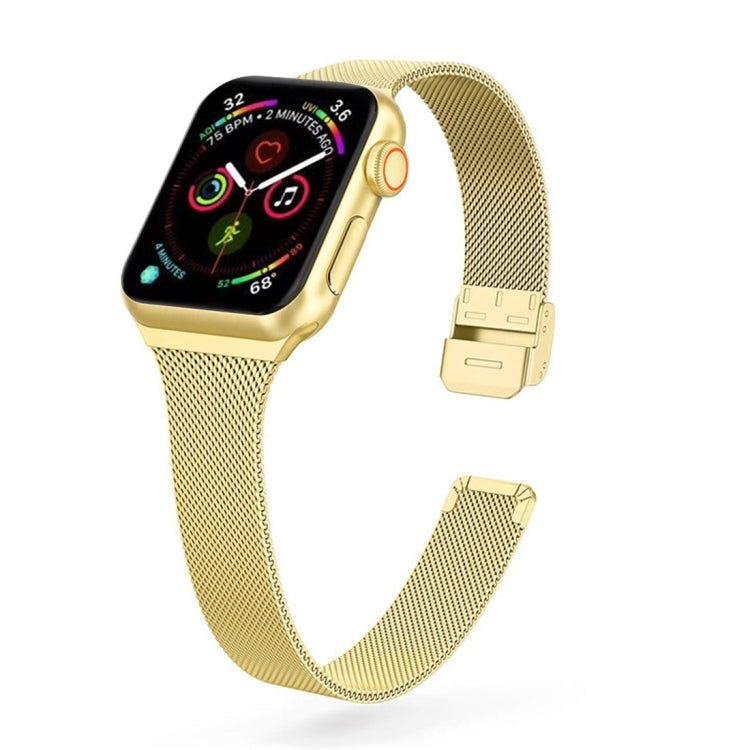 Milanese Stainless Steel Watchband, For Apple Watch Ultra 49mm / Series 8&7 45mm / SE 2&6&SE&5&4 44mm / 3&2&1 42mm, For Apple Watch Series 8&7 41mm / SE 2&6&SE&5&4 40mm / 3&2&1 38mm, For Apple Watch Series 7 45mm / 6 & SE & 5 & 4 44mm / 3 & 2 & 1 42mm ...