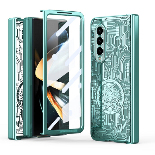 Mechanical Legend Integrated Electroplating All-inclusive Phone Case, For Samsung Galaxy Z Fold3 5G, For Samsung Galaxy Z Fold2 5G