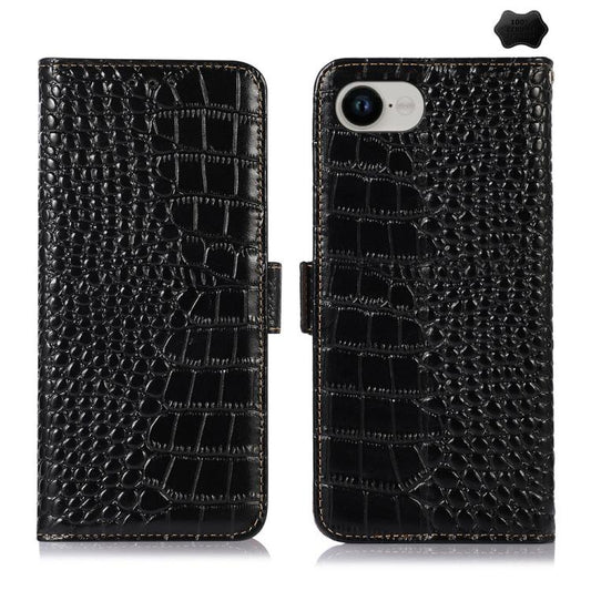 Crocodile Top Layer Cowhide Leather Phone Case, For iPhone 16e / 17e, For iPhone 17 Pro Max, For iPhone 17 Pro, For iPhone 17, For iPhone Air, For iPhone 16 Pro Max, For iPhone 16 Pro, For iPhone 16 Plus, For iPhone 16, For iPhone 15 Pro Max           ...