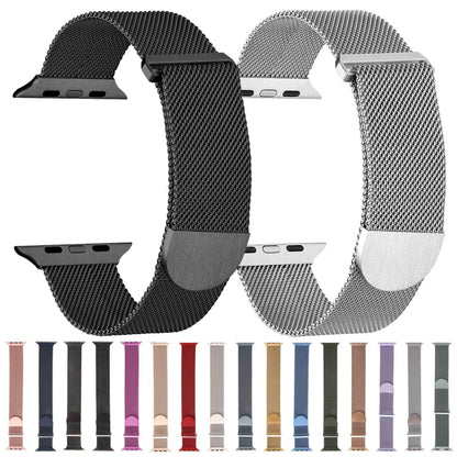 Milanese Metal Magnetic Watch Band, For Apple Watch SE 2023 40mm, For Apple Watch Ultra 2 49mm, For Apple Watch 8 45mm