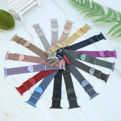 Milanese Metal Magnetic Watch Band, For Apple Watch SE 2022 40mm, For Apple Watch 9 45mm, For Apple Watch 9 41mm
