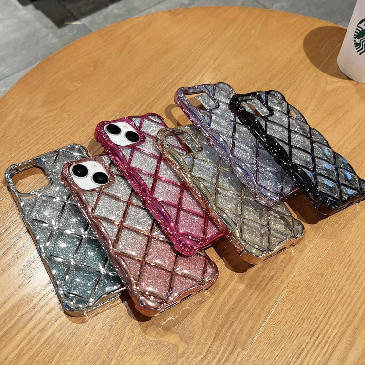 3D Diamond Lattice Laser Engraving Glitter Paper Phone Case, For iPhone 14 / 13, For iPhone 15 Pro Max, For iPhone 14 Pro, For iPhone 15 Pro, For iPhone 14 Pro Max, For iPhone 13 Pro Max, For iPhone 15, For iPhone 13 Pro