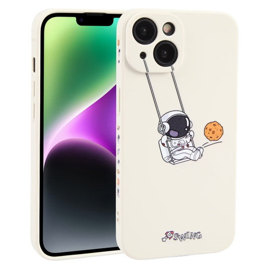Astronaut Swinging Pattern TPU Phone Case, For iPhone 14 Plus, For iPhone 14, For iPhone 14 Pro, For iPhone 14 Pro Max, For iPhone SE 2022 / SE 2020 / 8 / 7, For iPhone 13 Pro Max, For iPhone 13 Pro, For iPhone 13, For iPhone 13 mini, For iPhone 12    ...